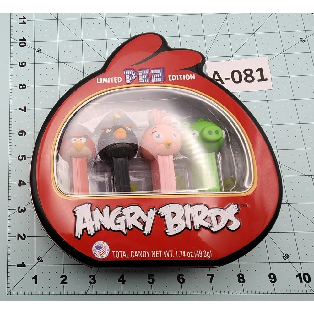 Pez Angry Birds Limited Edition Tin Gift Set Lot‎ Of 4 Dispensers
